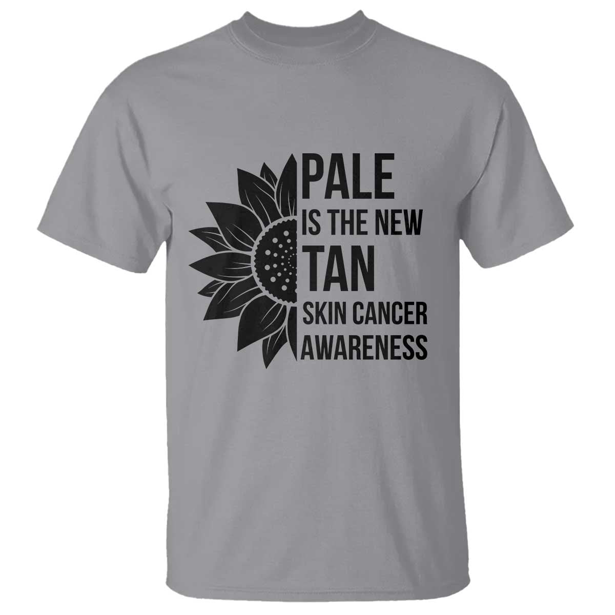 Skin Cancer Survivor Warrior T Shirt Pale Is The New Tan