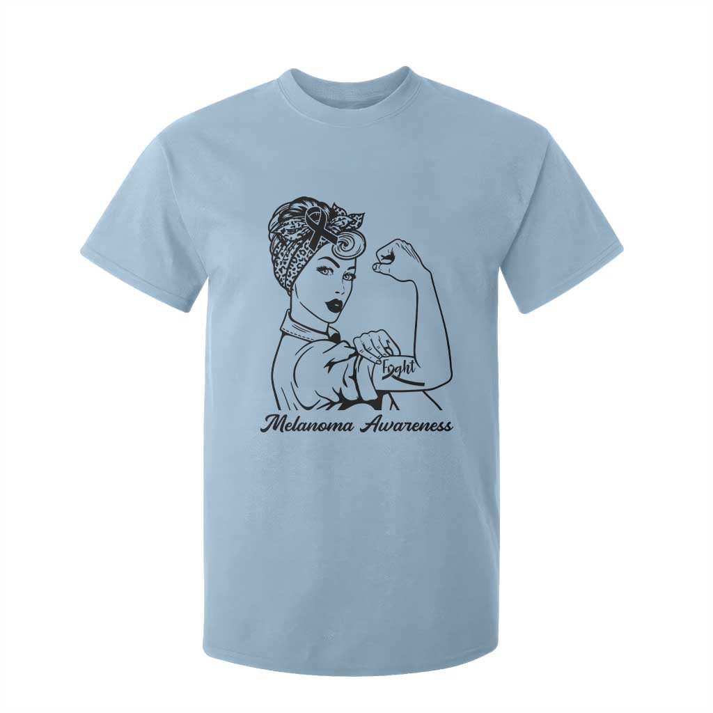 Melanoma Support Strong Woman T Shirt For Kid Feminist Warrior