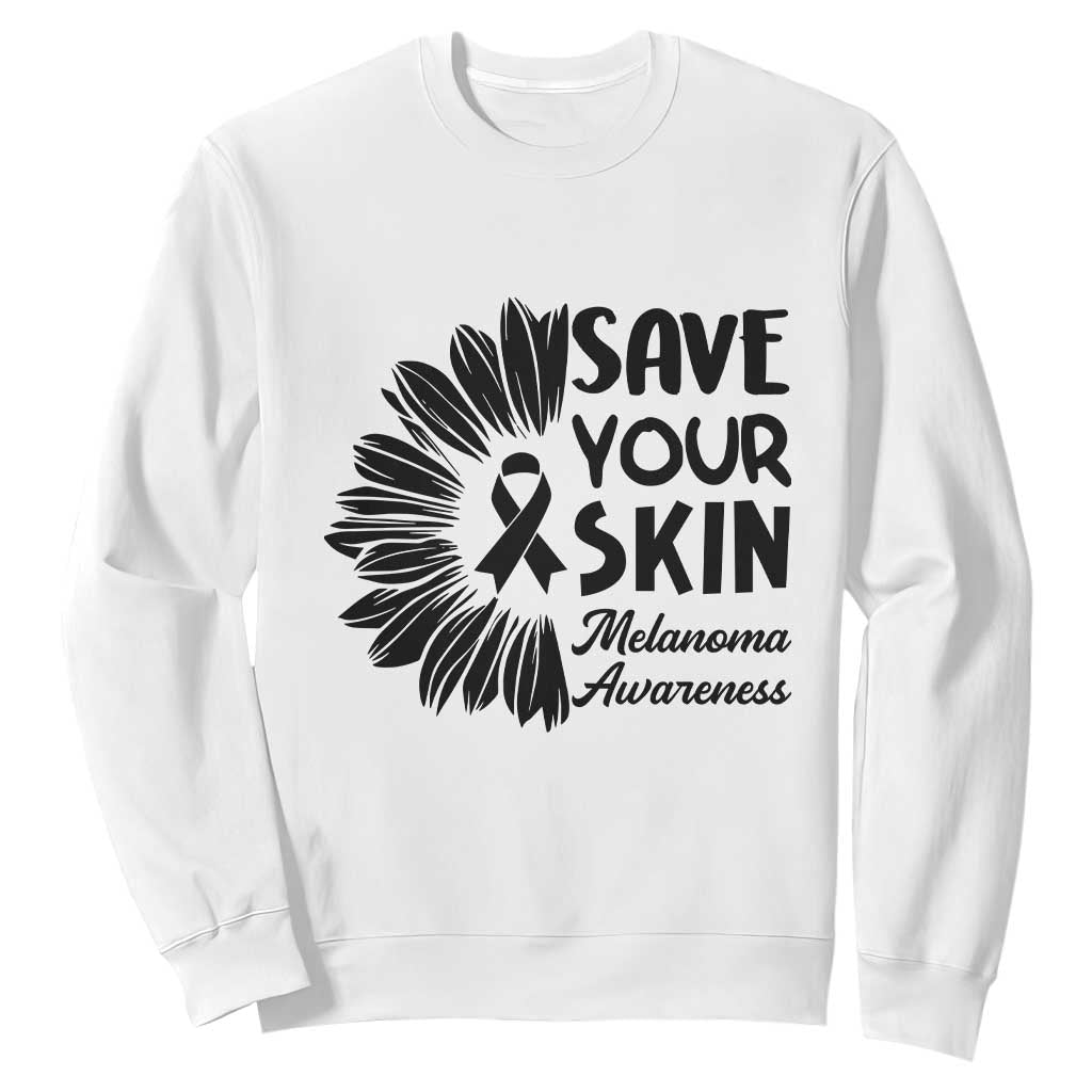 Skin Cancer Fighter Sweatshirt Save Your Skin