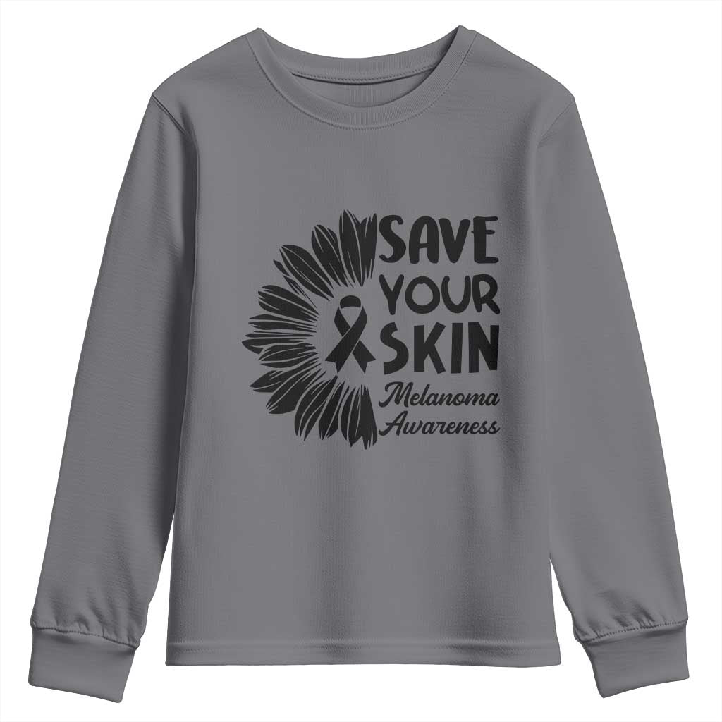 Skin Cancer Fighter Youth Sweatshirt Save Your Skin