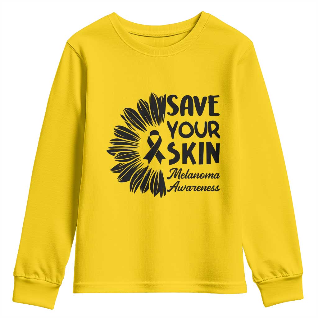 Skin Cancer Fighter Youth Sweatshirt Save Your Skin