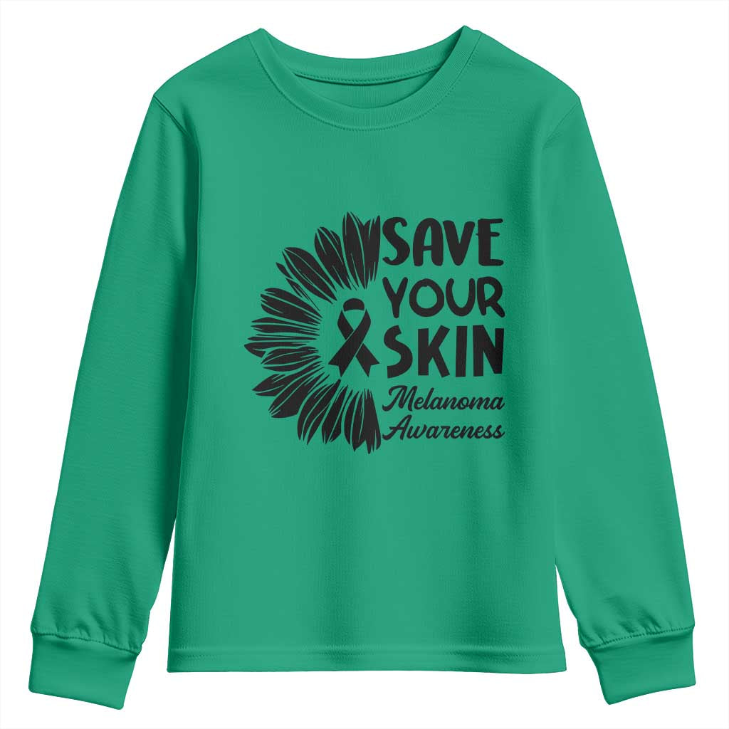 Skin Cancer Fighter Youth Sweatshirt Save Your Skin