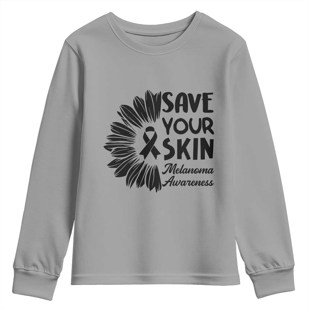 Skin Cancer Fighter Youth Sweatshirt Save Your Skin
