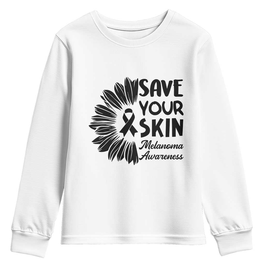 Skin Cancer Fighter Youth Sweatshirt Save Your Skin