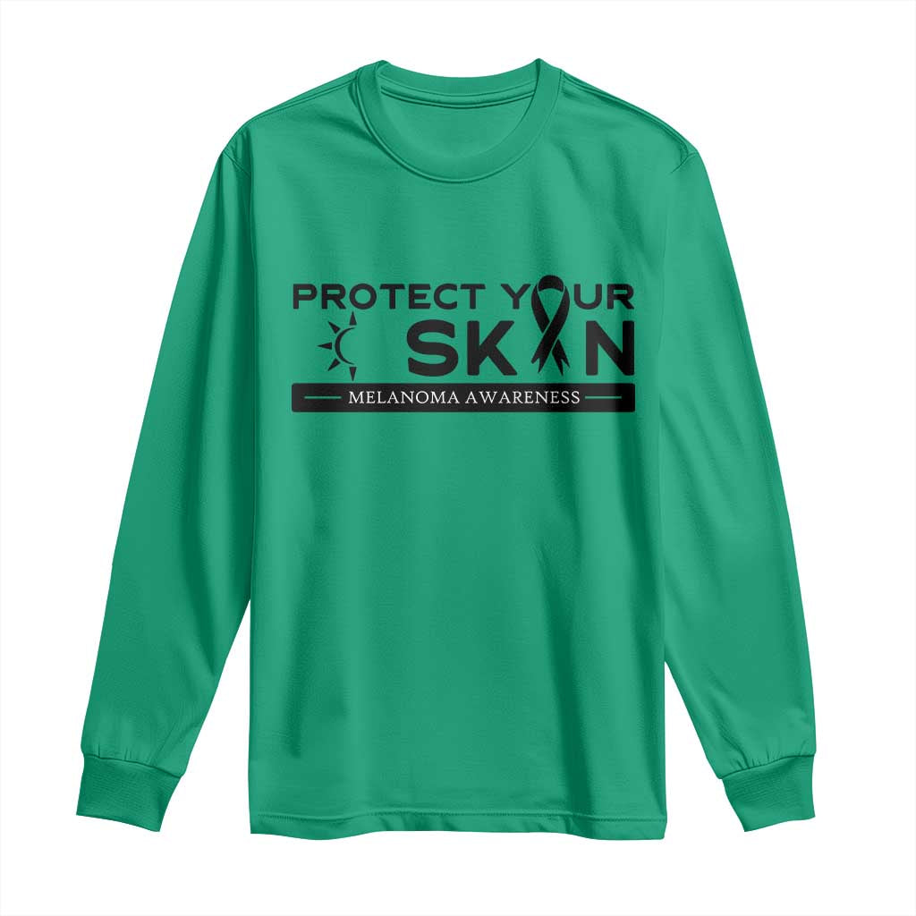 Melanoma Prevention Support Long Sleeve Shirt Protect Your Skin