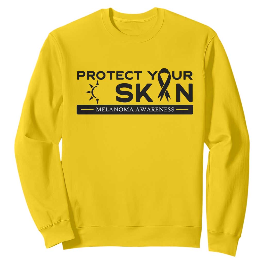 Melanoma Prevention Support Sweatshirt Protect Your Skin