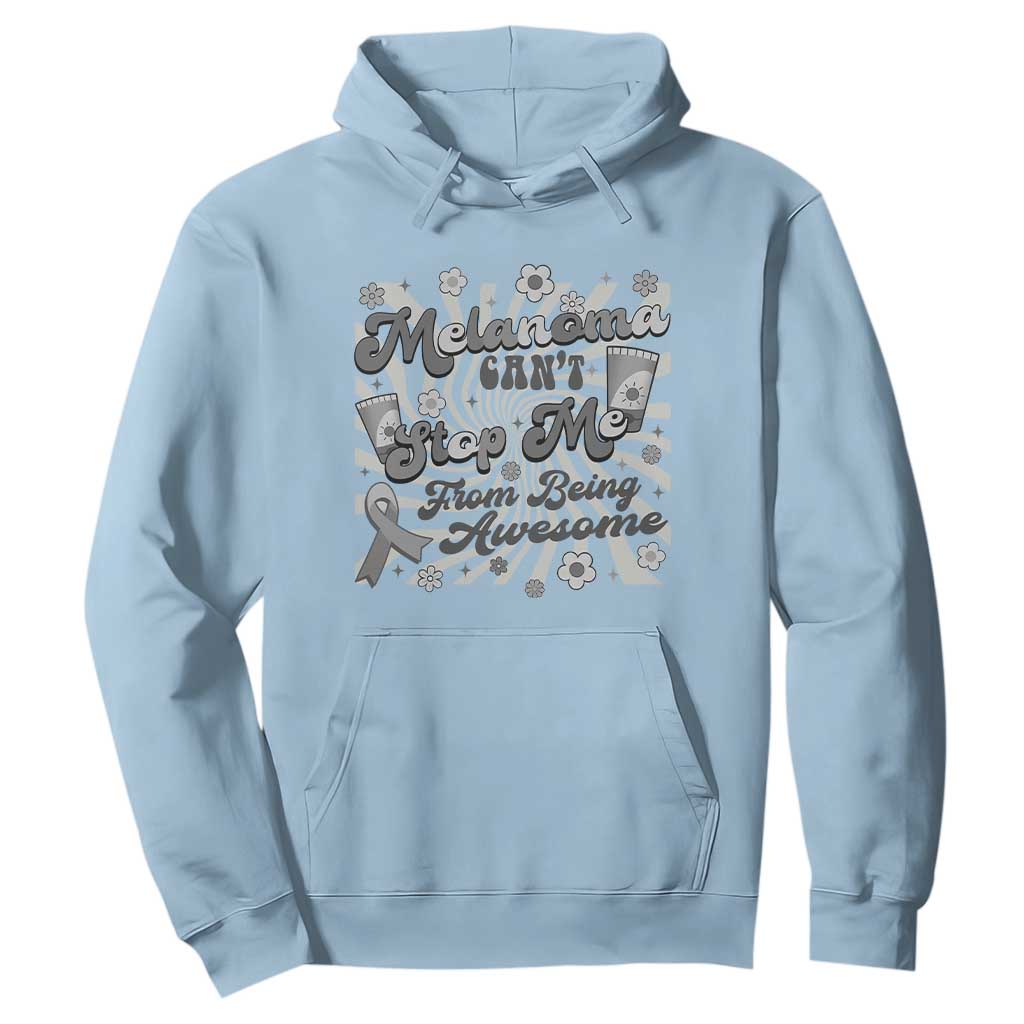 Melanoma Support Squad Hoodie Melanoma Can't Stop Me
