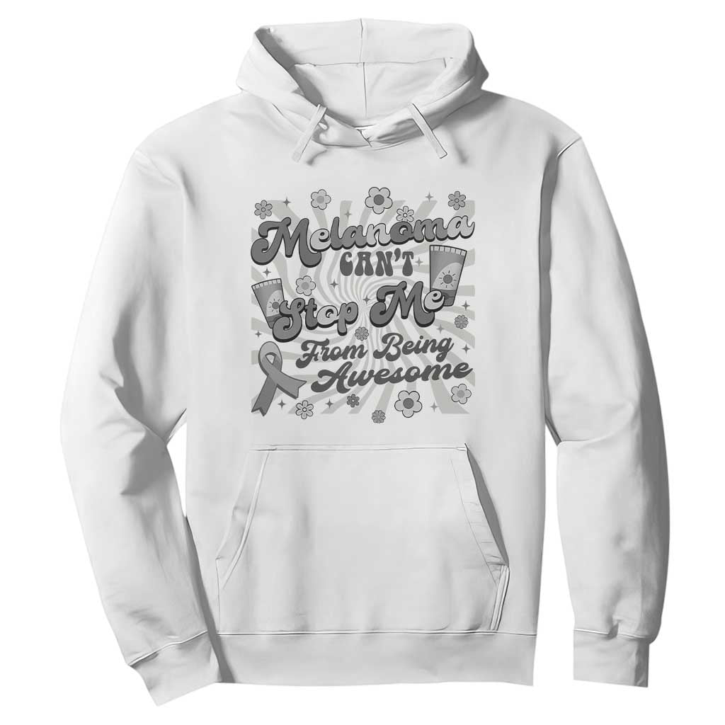 Melanoma Support Squad Hoodie Melanoma Can't Stop Me