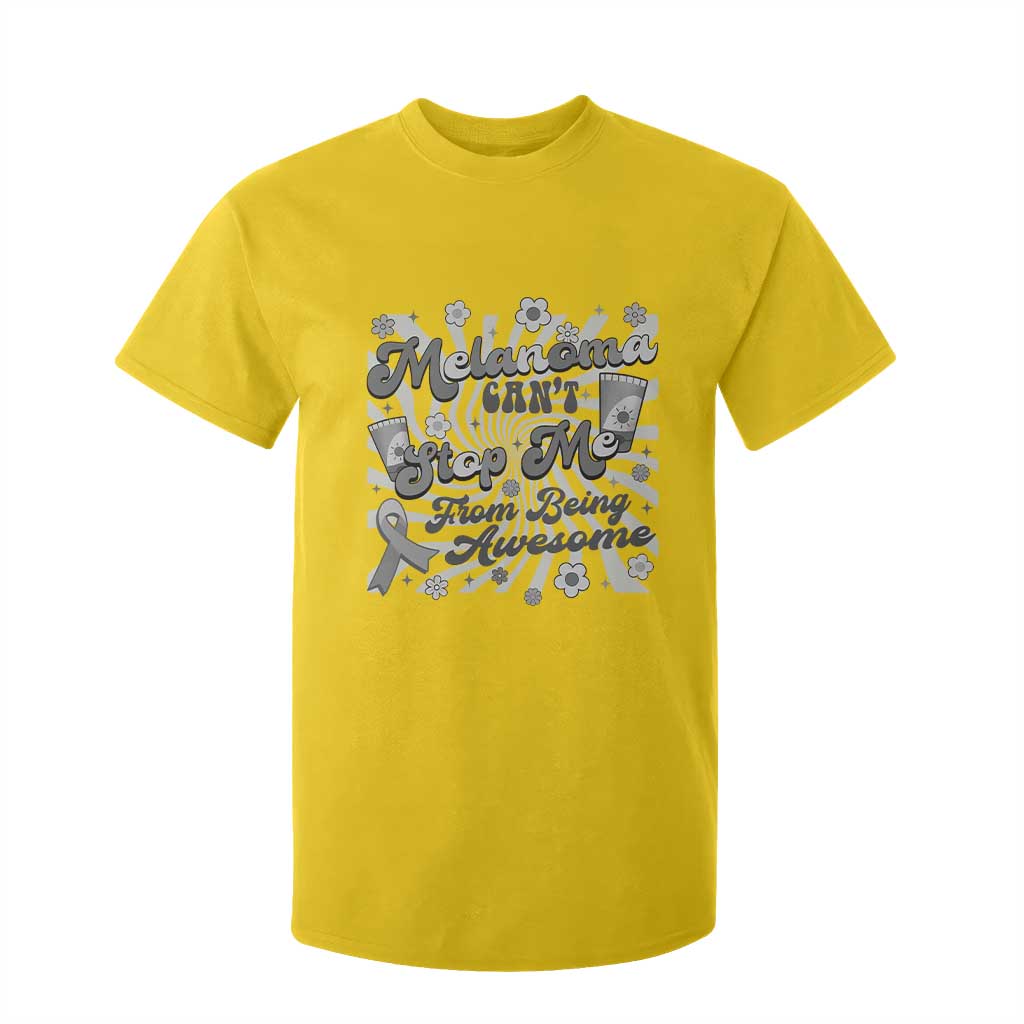 Melanoma Support Squad T Shirt For Kid Melanoma Can't Stop Me