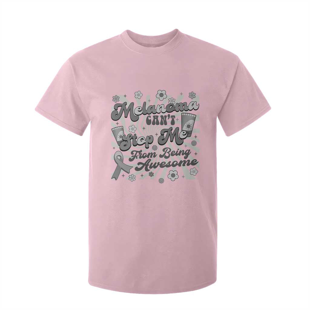 Melanoma Support Squad T Shirt For Kid Melanoma Can't Stop Me