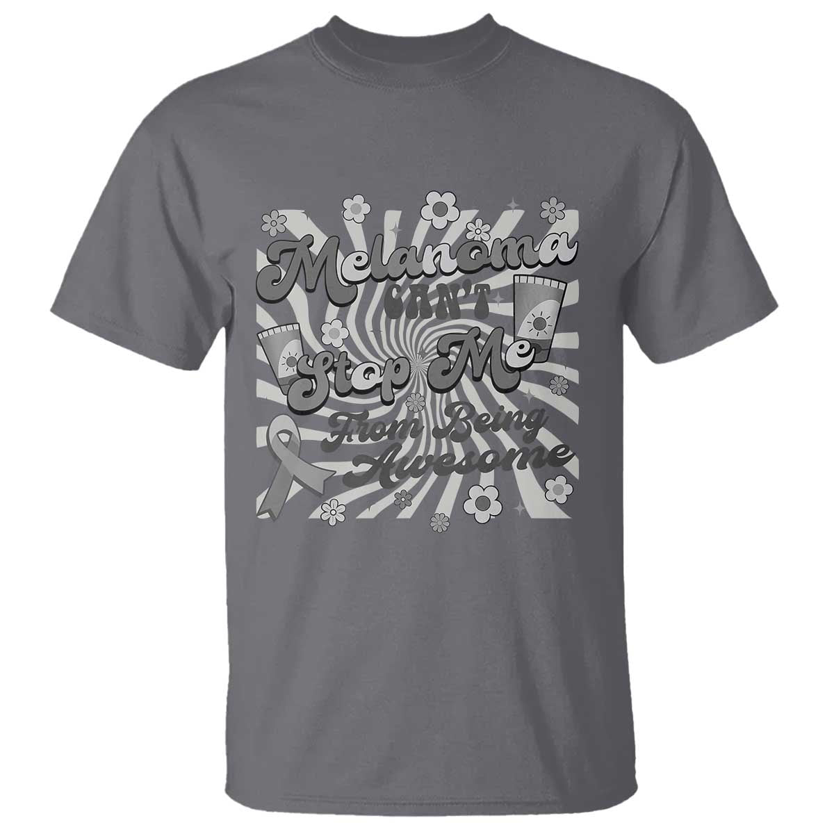 Melanoma Support Squad T Shirt Melanoma Can't Stop Me