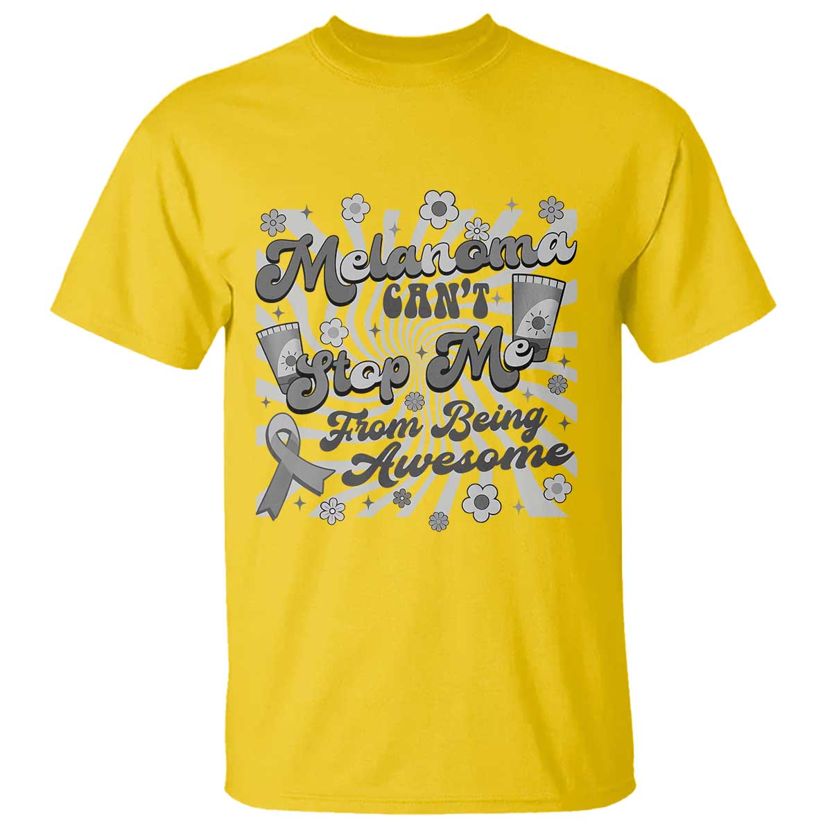Melanoma Support Squad T Shirt Melanoma Can't Stop Me