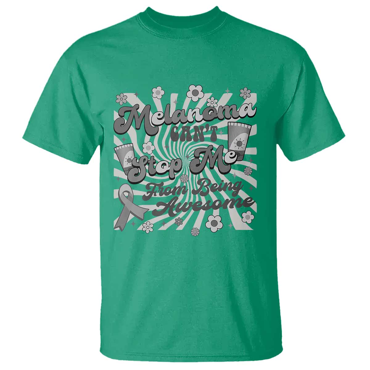 Melanoma Support Squad T Shirt Melanoma Can't Stop Me