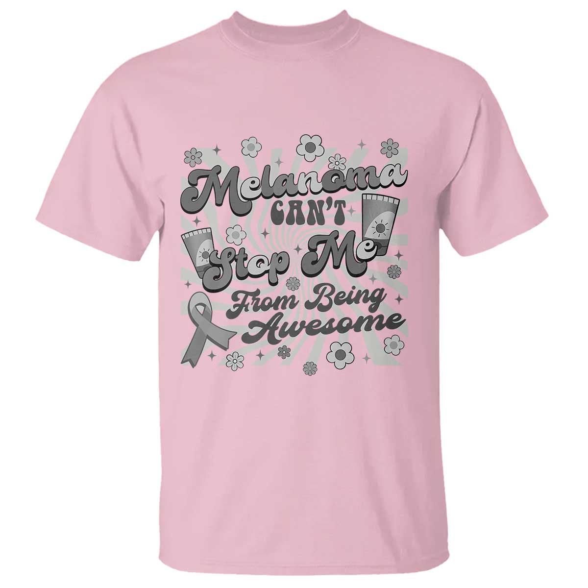 Melanoma Support Squad T Shirt Melanoma Can't Stop Me