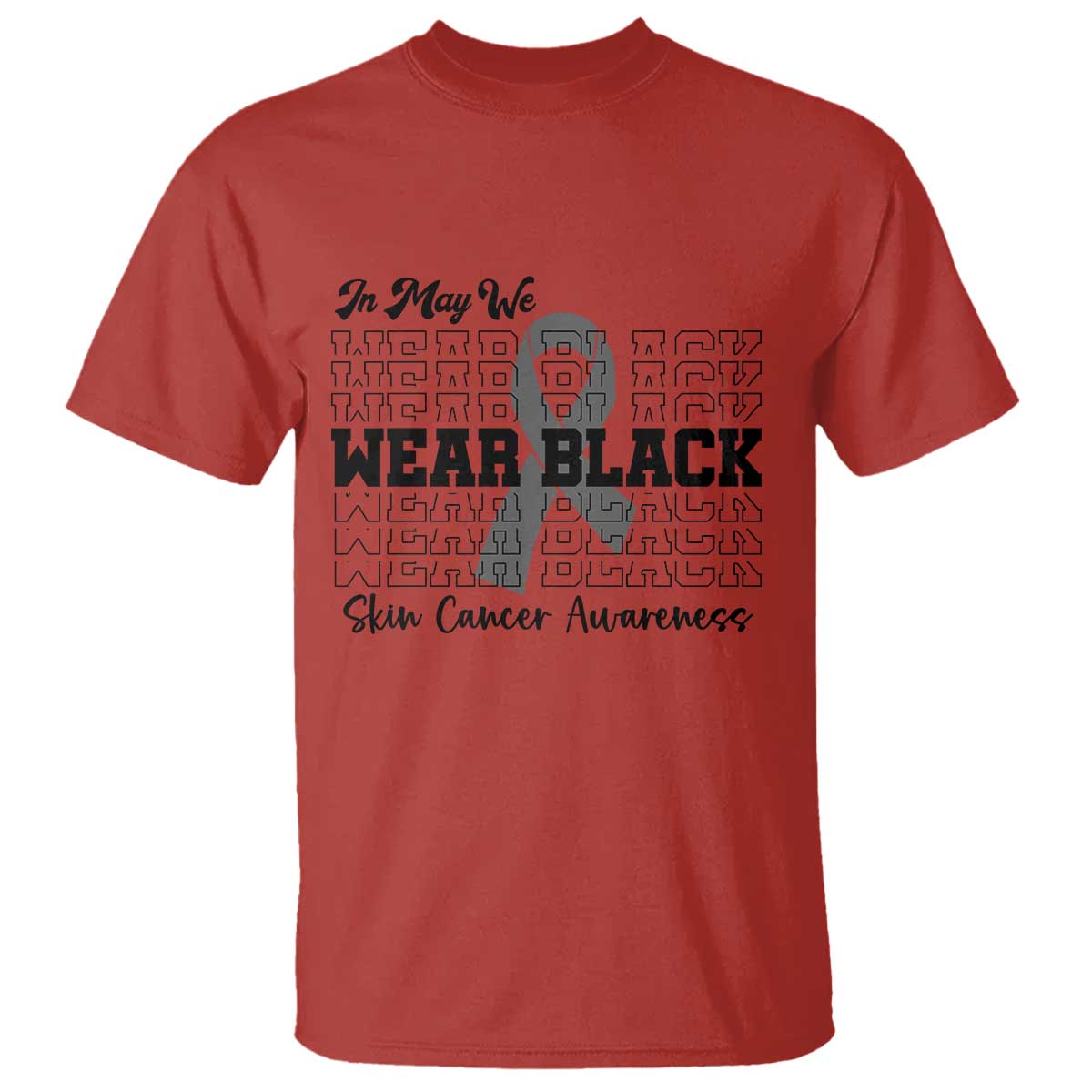 Supporting Skin Cancer Fighters T Shirt In May We Wear Black