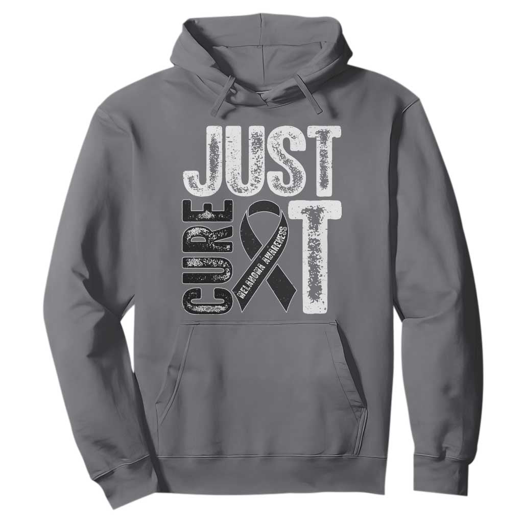 Skin Cancer Warrior Fighter Hoodie Just Cure It