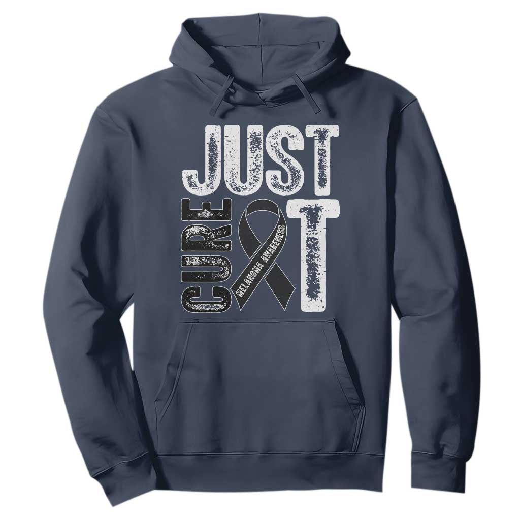 Skin Cancer Warrior Fighter Hoodie Just Cure It