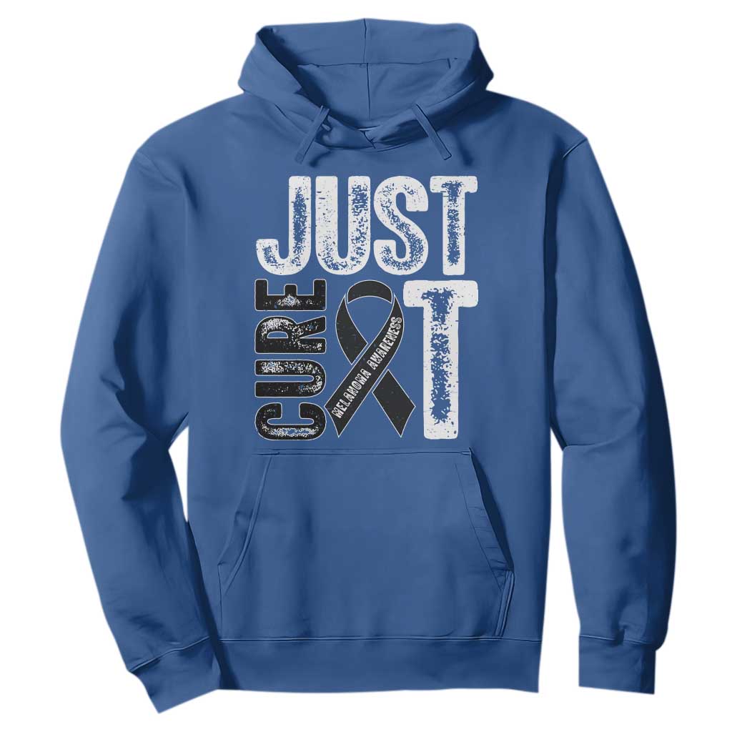 Skin Cancer Warrior Fighter Hoodie Just Cure It