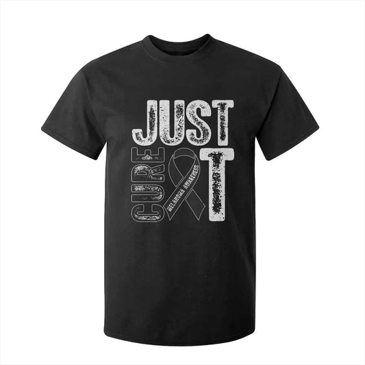 Skin Cancer Warrior Fighter T Shirt For Kid Just Cure It