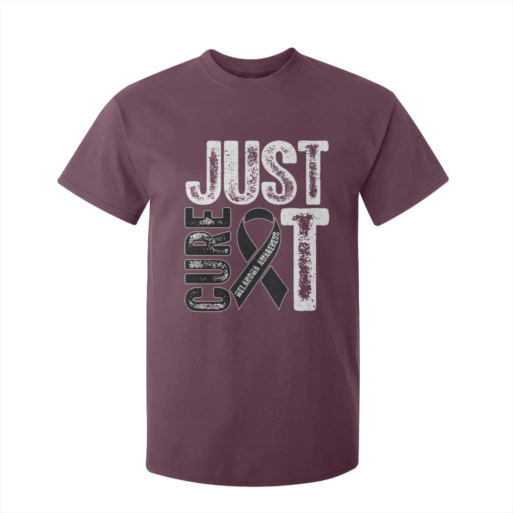 Skin Cancer Warrior Fighter T Shirt For Kid Just Cure It