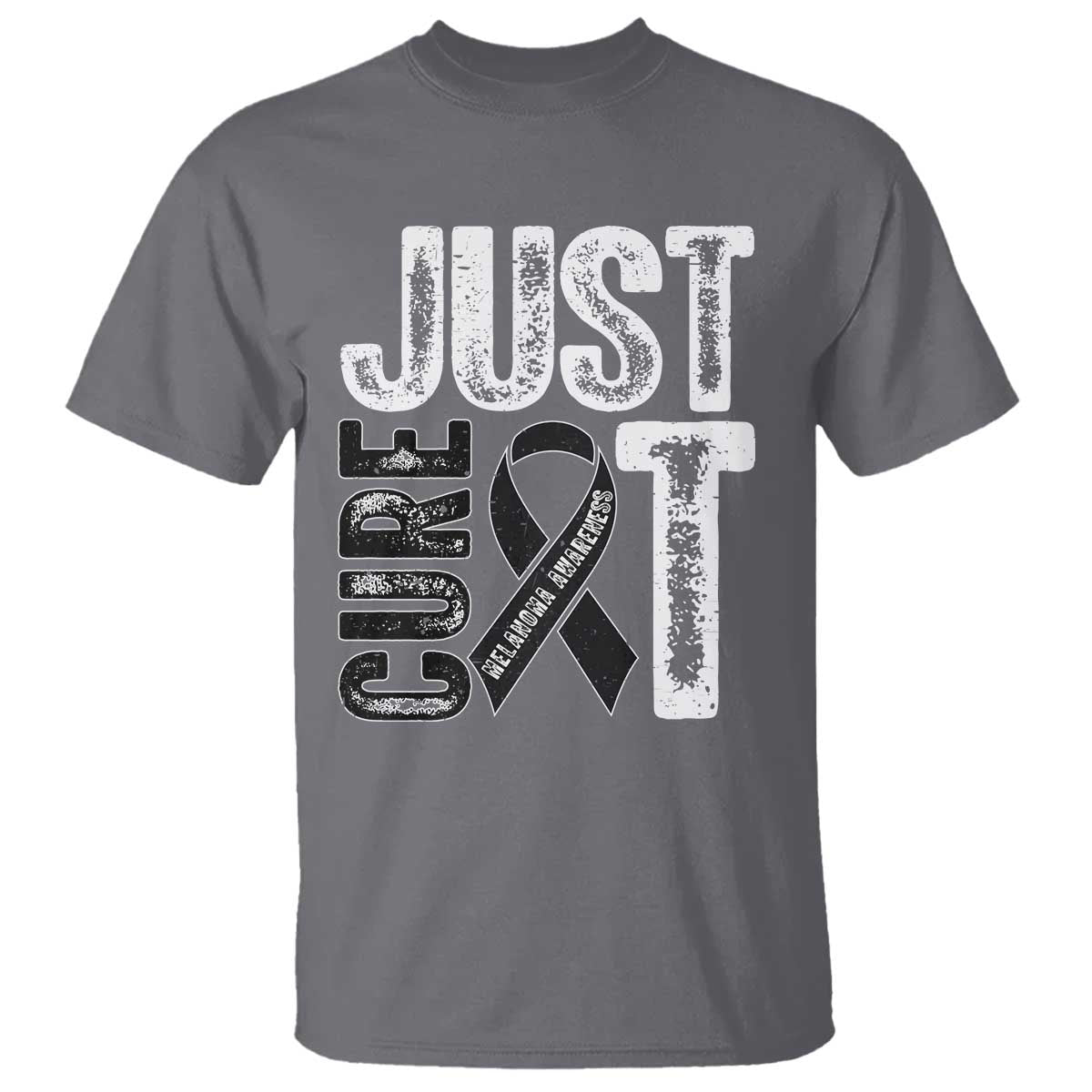 Skin Cancer Warrior Fighter T Shirt Just Cure It