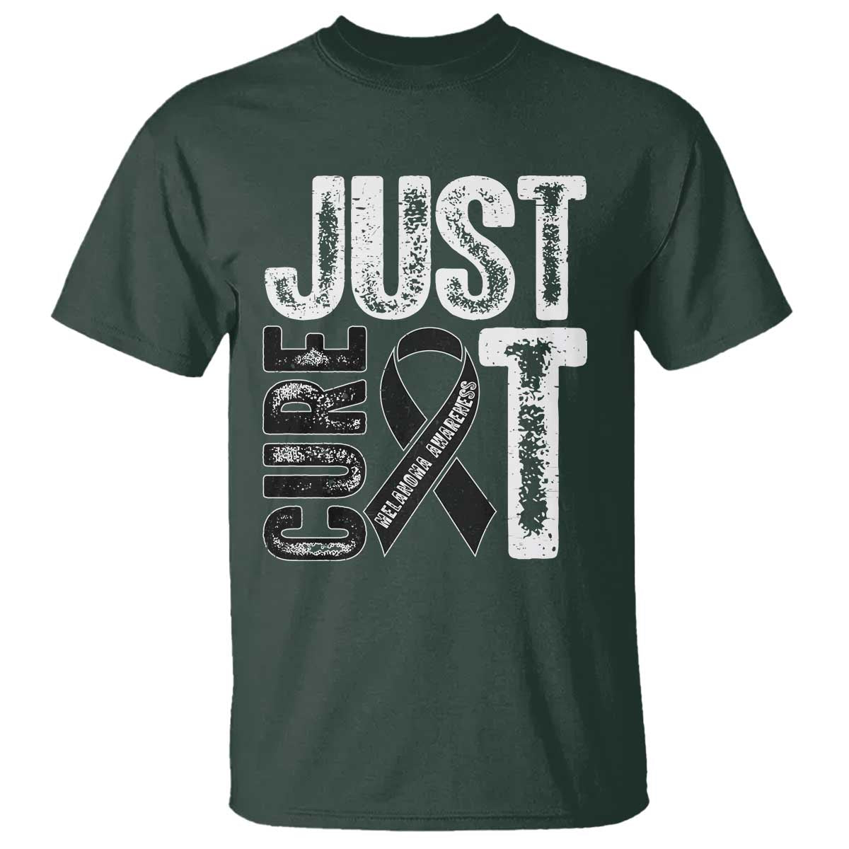 Skin Cancer Warrior Fighter T Shirt Just Cure It
