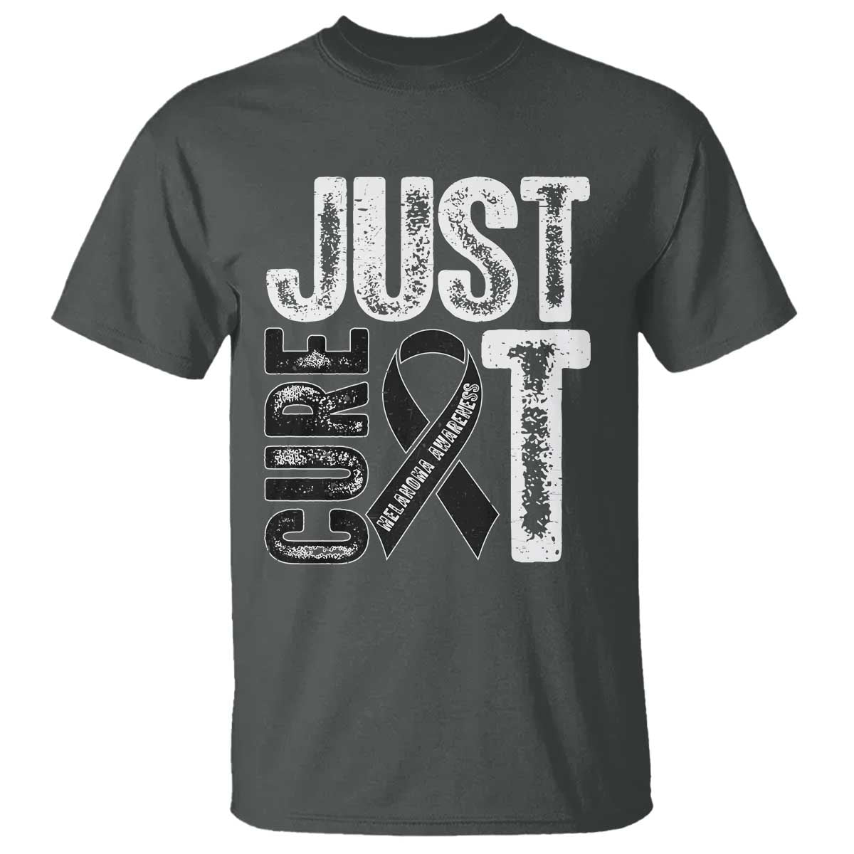 Skin Cancer Warrior Fighter T Shirt Just Cure It