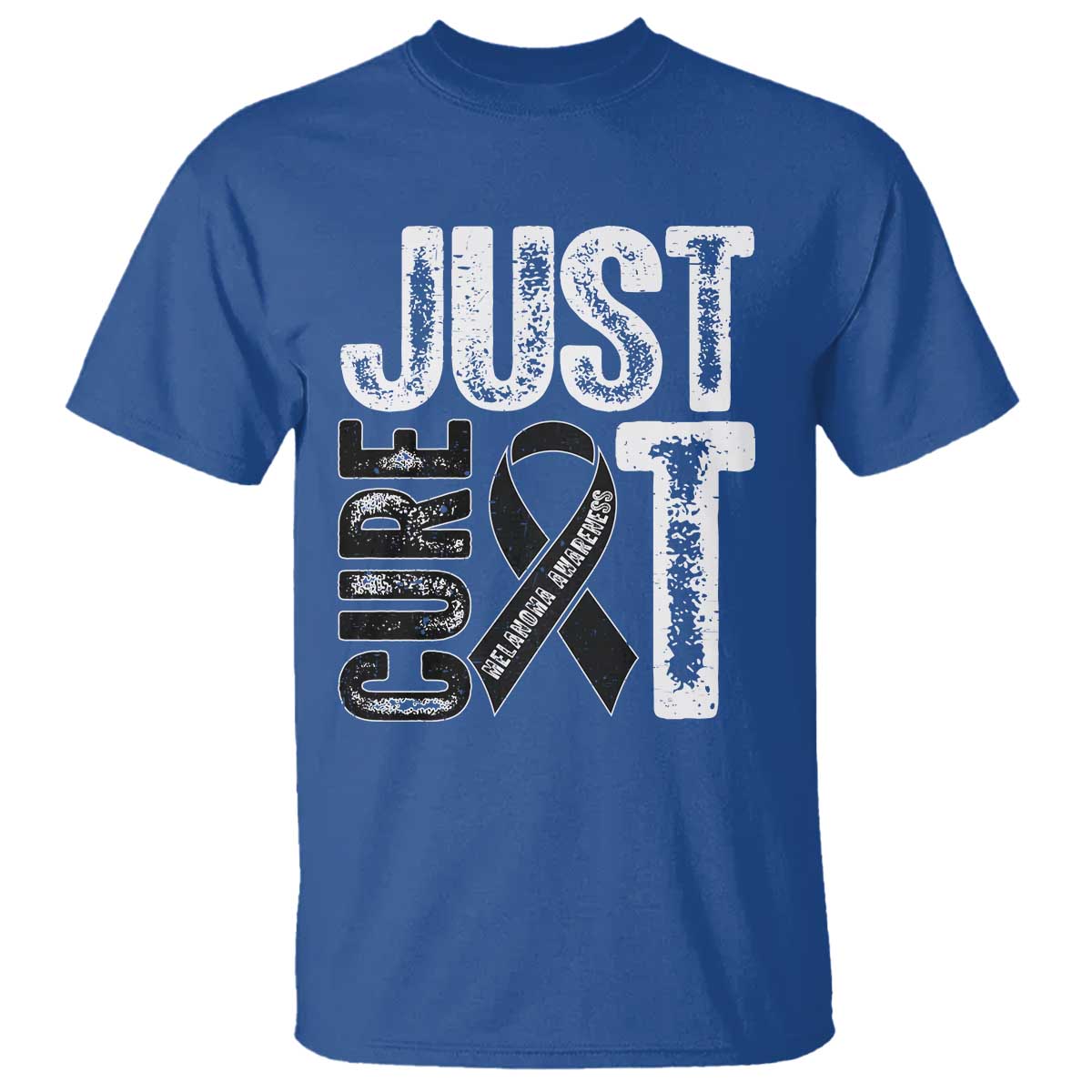 Skin Cancer Warrior Fighter T Shirt Just Cure It
