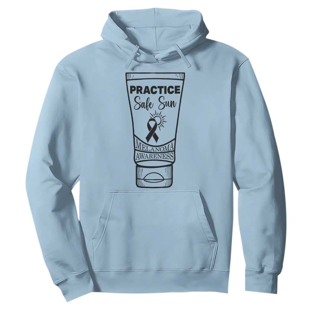 Skin Cancer Prevention Hoodie Practice Safe Sun Support Gift