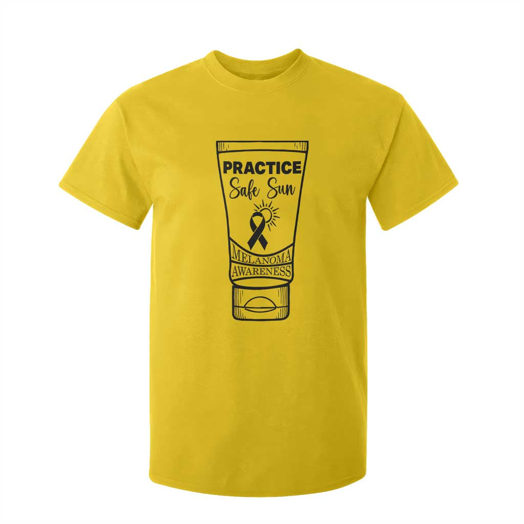 Skin Cancer Prevention T Shirt For Kid Practice Safe Sun Support Gift