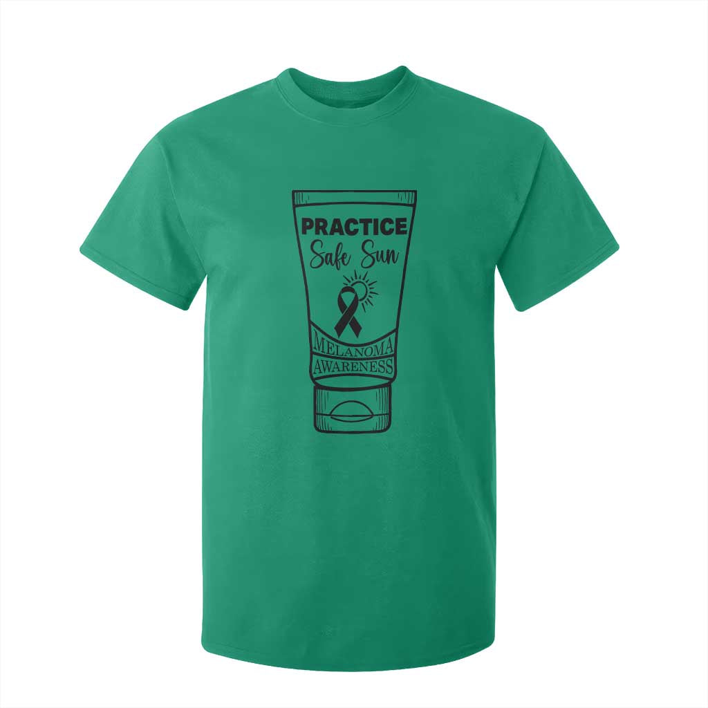 Skin Cancer Prevention T Shirt For Kid Practice Safe Sun Support Gift