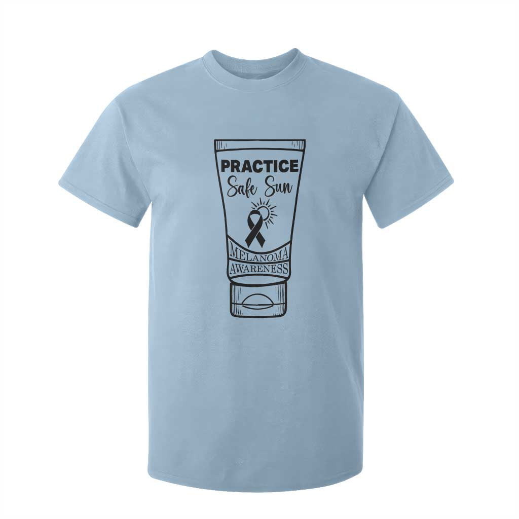 Skin Cancer Prevention T Shirt For Kid Practice Safe Sun Support Gift