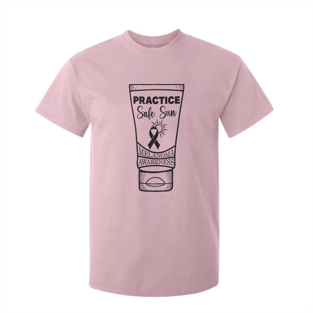 Skin Cancer Prevention T Shirt For Kid Practice Safe Sun Support Gift