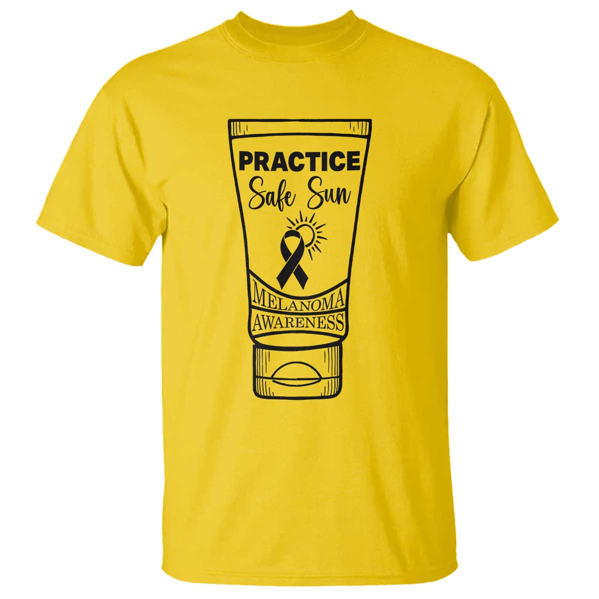 Skin Cancer Prevention T Shirt Practice Safe Sun Support Gift