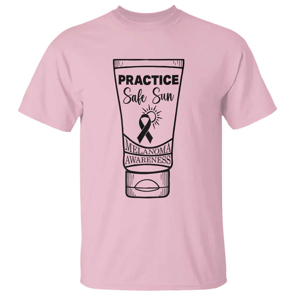 Skin Cancer Prevention T Shirt Practice Safe Sun Support Gift