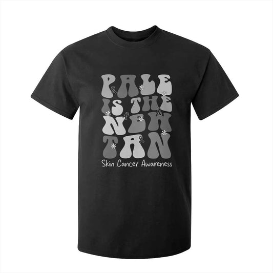 Skin Cancer Warrior T Shirt For Kid Pale Is The New Tan