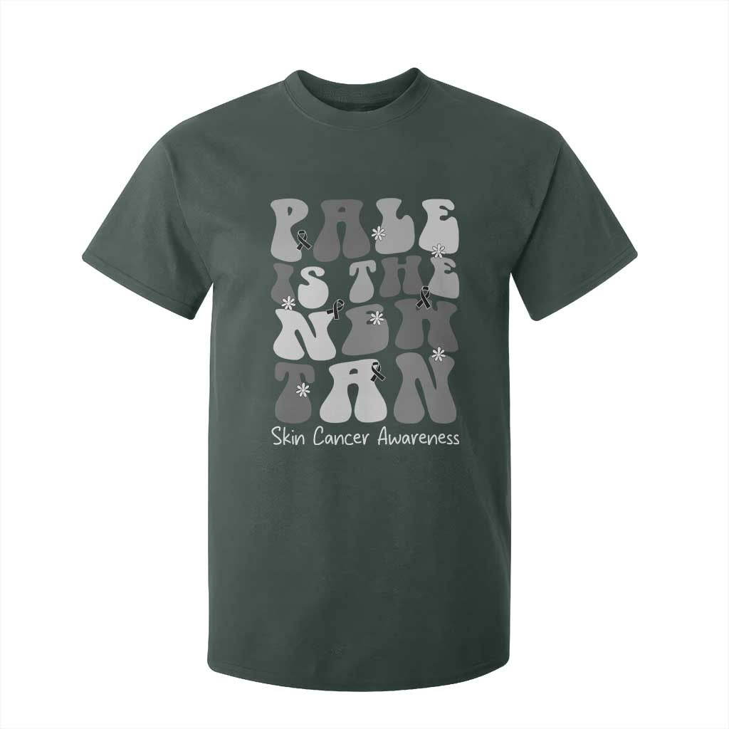 Skin Cancer Warrior T Shirt For Kid Pale Is The New Tan