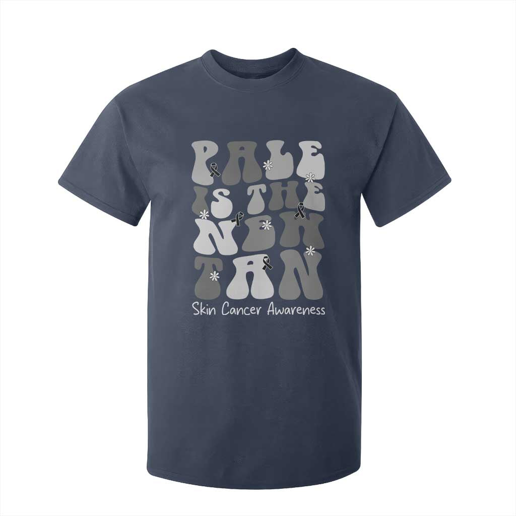 Skin Cancer Warrior T Shirt For Kid Pale Is The New Tan