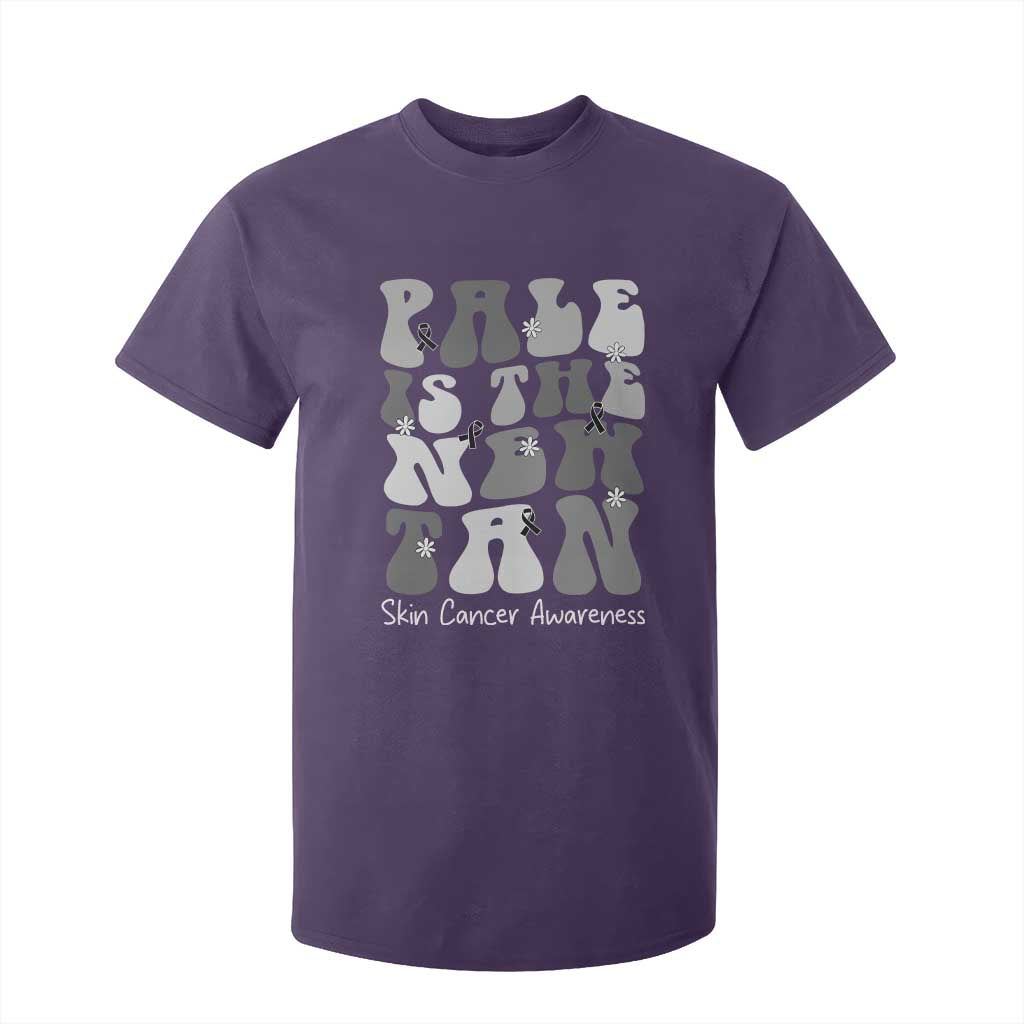 Skin Cancer Warrior T Shirt For Kid Pale Is The New Tan