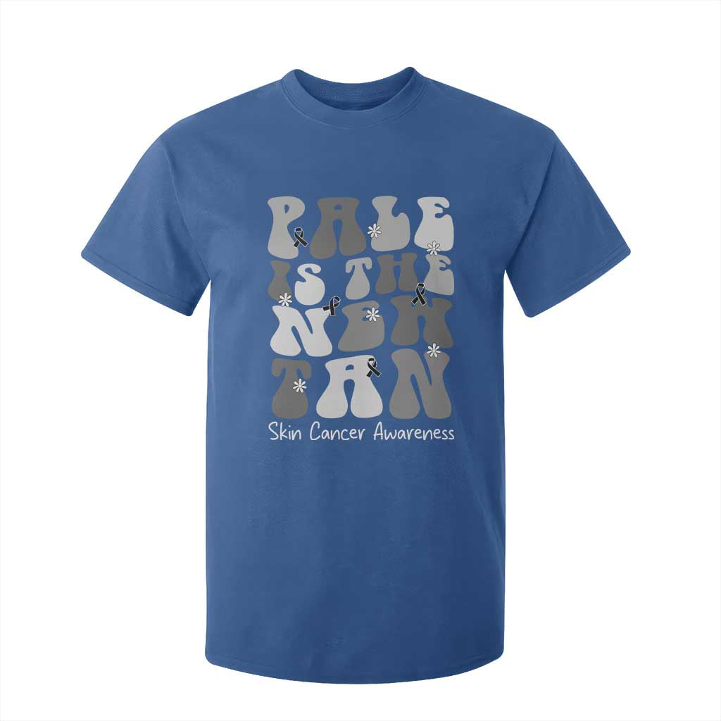 Skin Cancer Warrior T Shirt For Kid Pale Is The New Tan