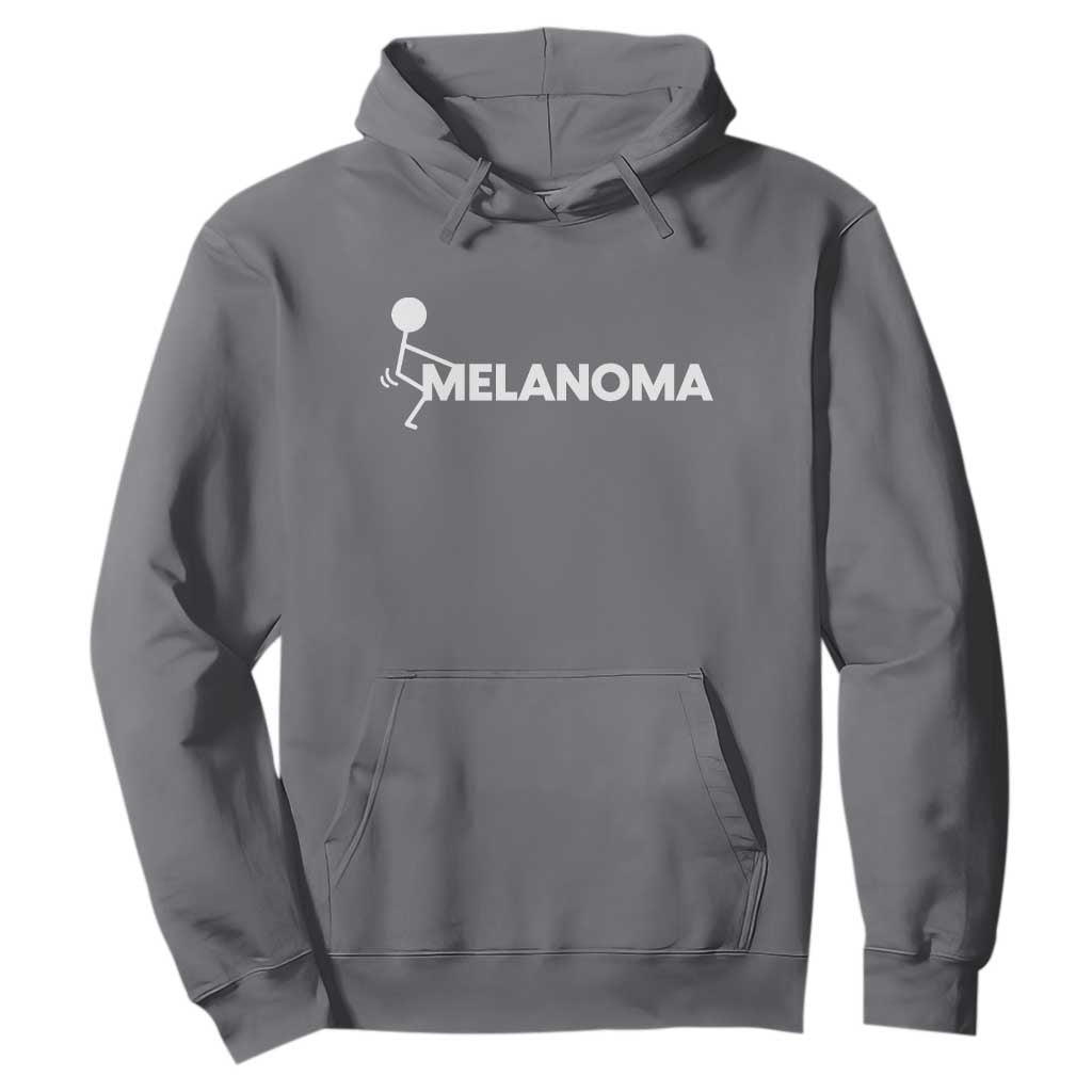 Fuck Melanoma Hoodie Funny Stick Figure Warrior