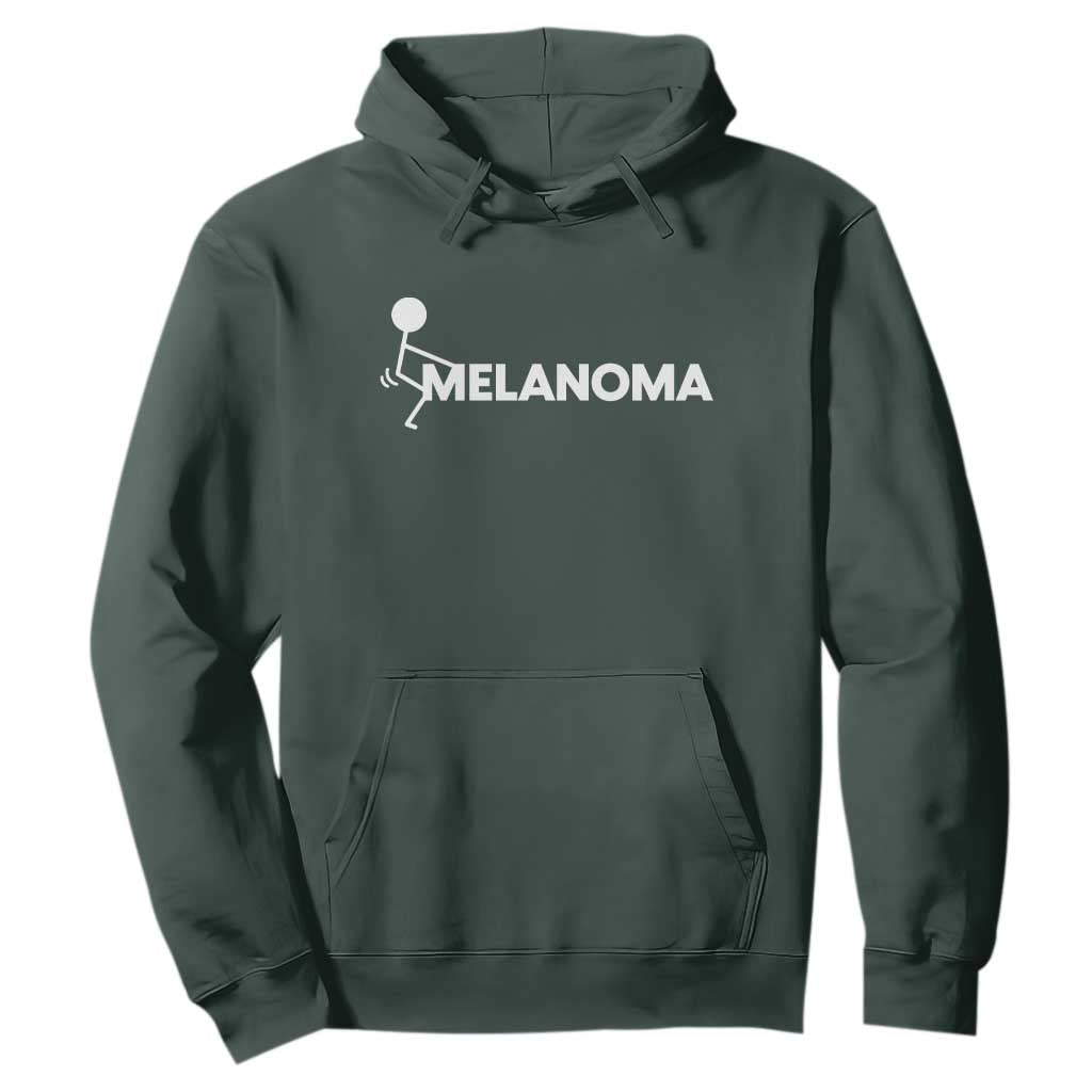Fuck Melanoma Hoodie Funny Stick Figure Warrior