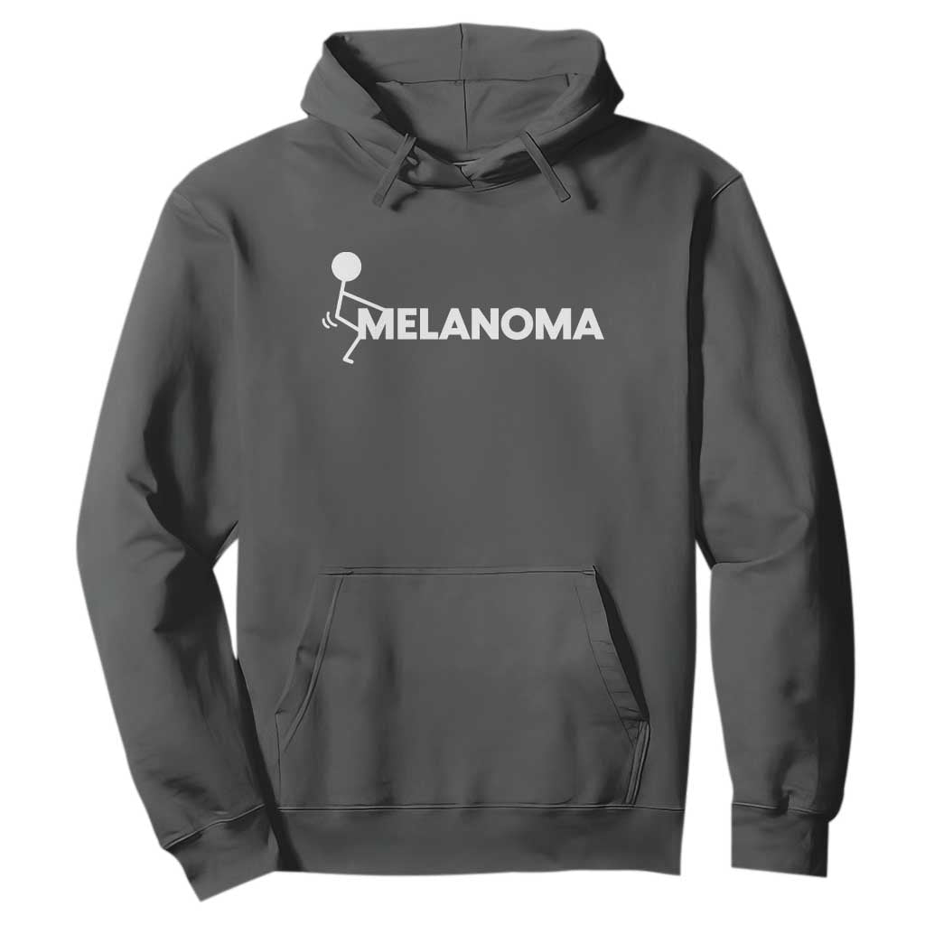 Fuck Melanoma Hoodie Funny Stick Figure Warrior