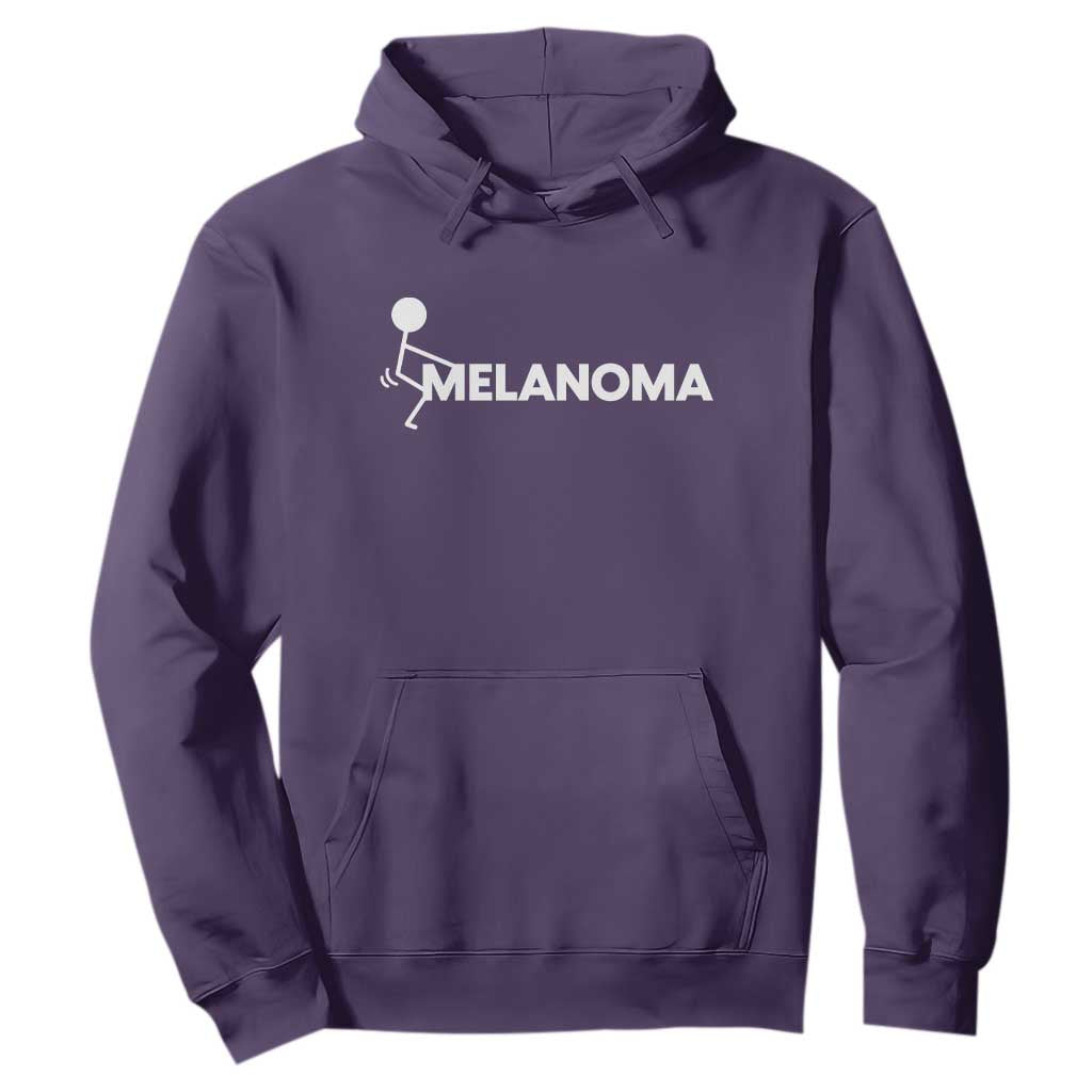 Fuck Melanoma Hoodie Funny Stick Figure Warrior