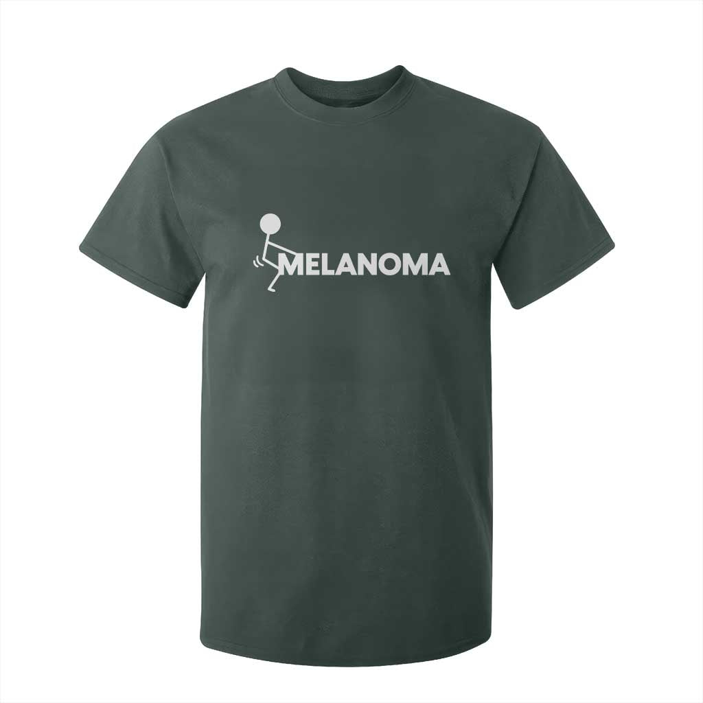 Fuck Melanoma T Shirt For Kid Funny Stick Figure Warrior