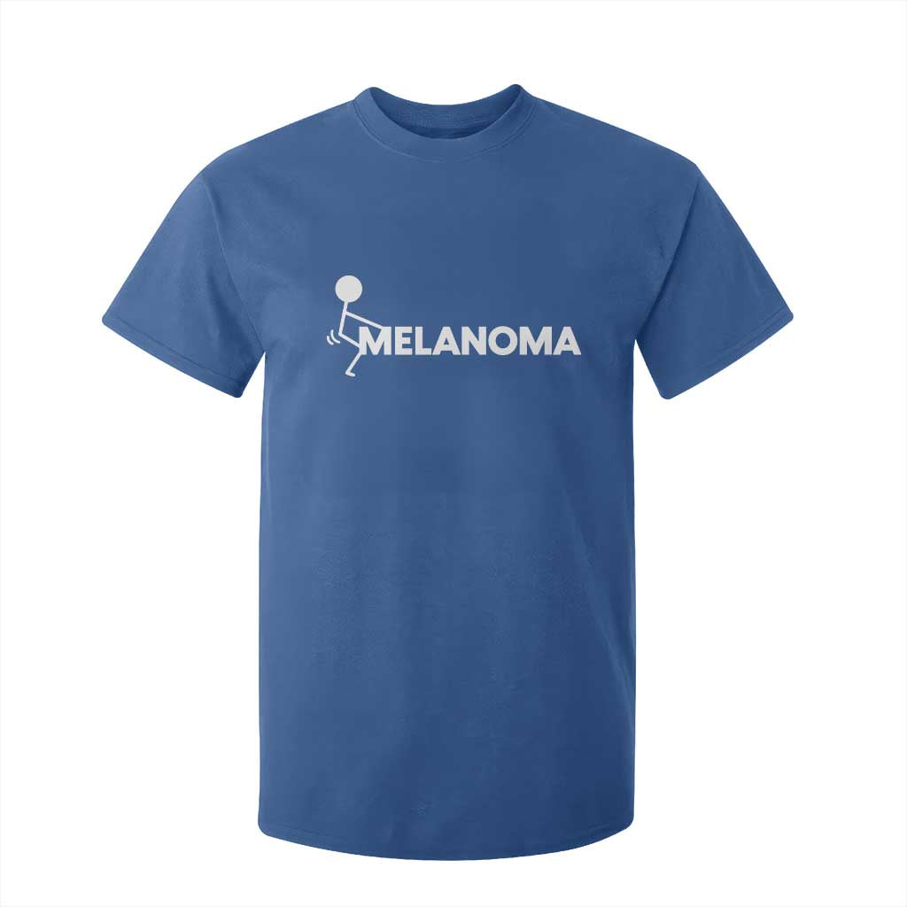 Fuck Melanoma T Shirt For Kid Funny Stick Figure Warrior