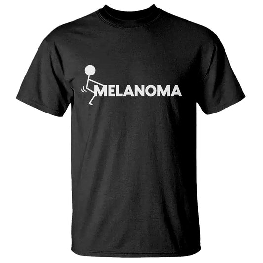 Fuck Melanoma T Shirt Funny Stick Figure Warrior