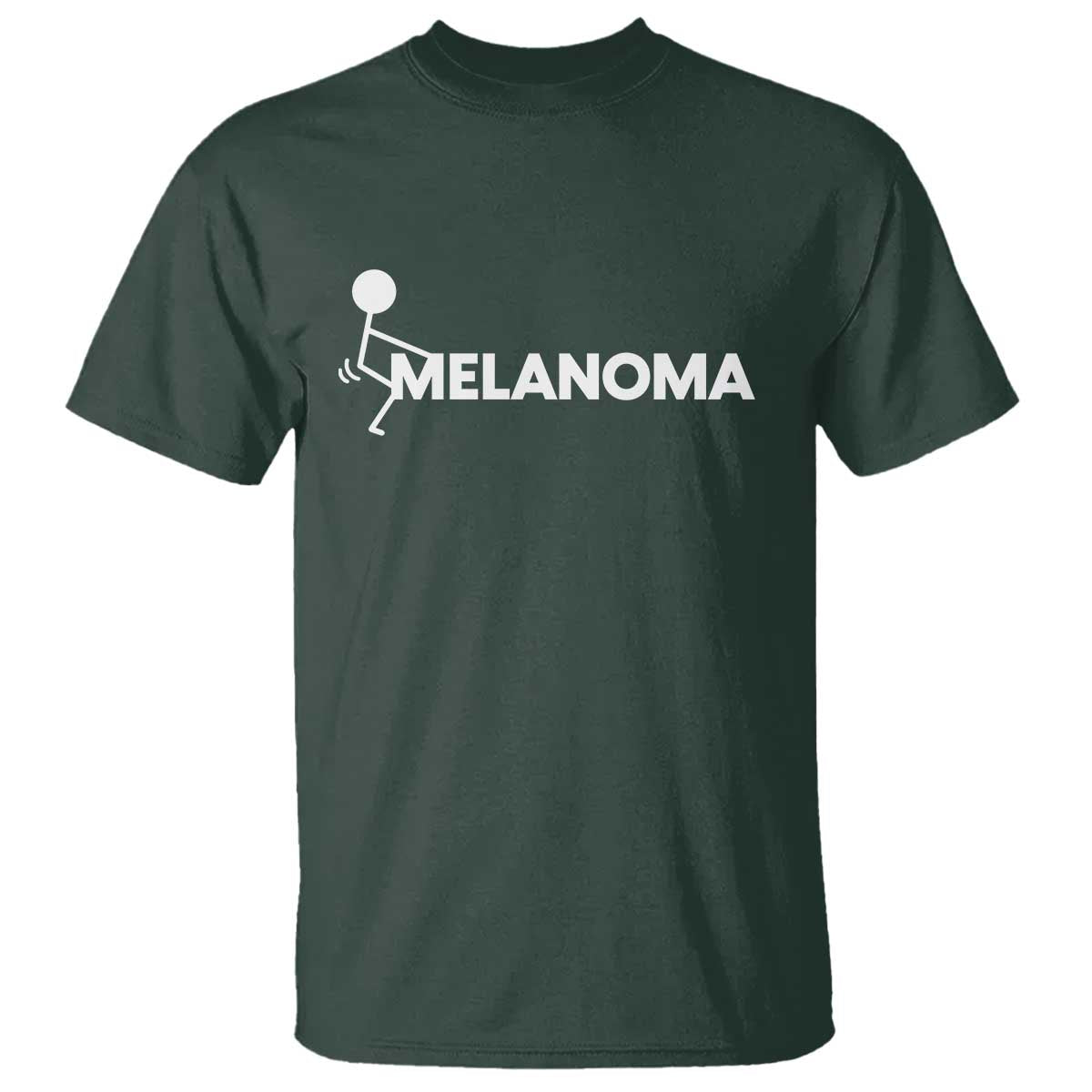 Fuck Melanoma T Shirt Funny Stick Figure Warrior