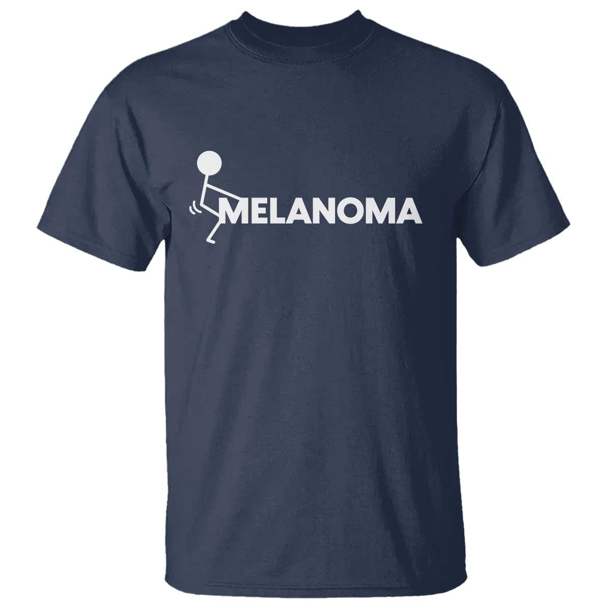 Fuck Melanoma T Shirt Funny Stick Figure Warrior