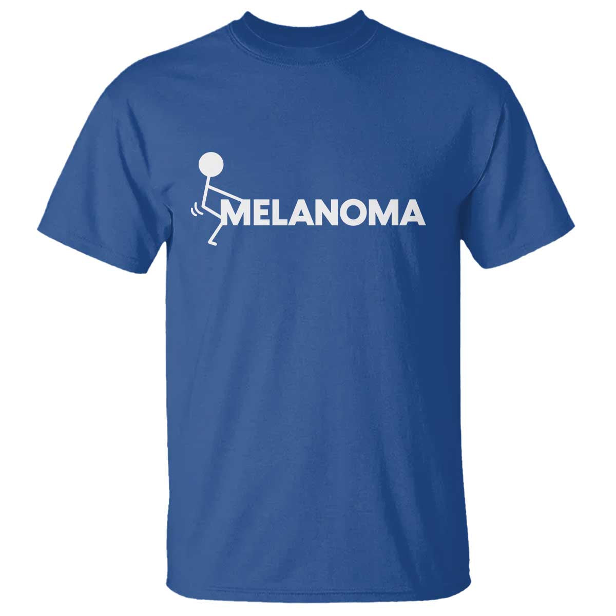 Fuck Melanoma T Shirt Funny Stick Figure Warrior